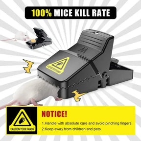 Reusable Plastic Black Rat Mice Mouse Traps