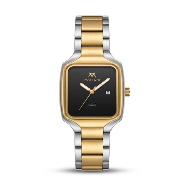 Matturi Wine 'n' Dine Two-Tone Square Watch